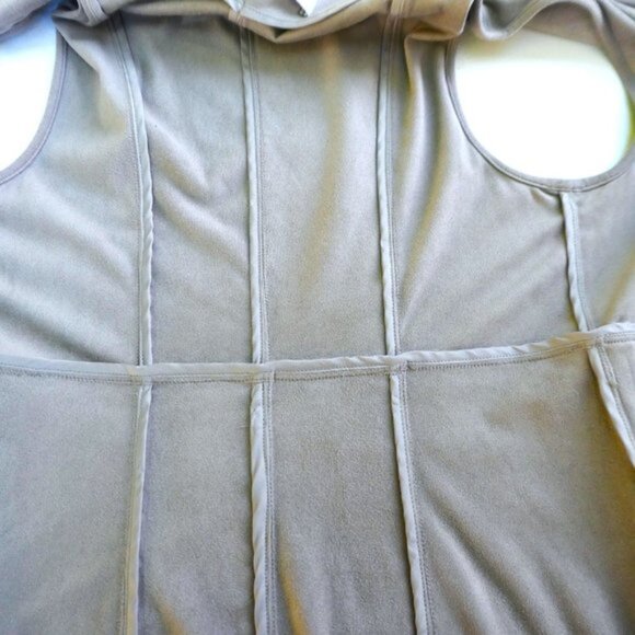 Tart Collections Mason Vest Faux Suede Ultra Soft Waterfall Open Front PoCKeTS - Picture 6 of 9